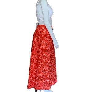 Homemade NWOT Handkerchief Print Maxi Skirt 16